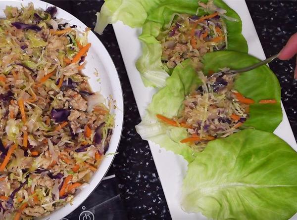 Egg Roll Lettuce Wraps - Step 5